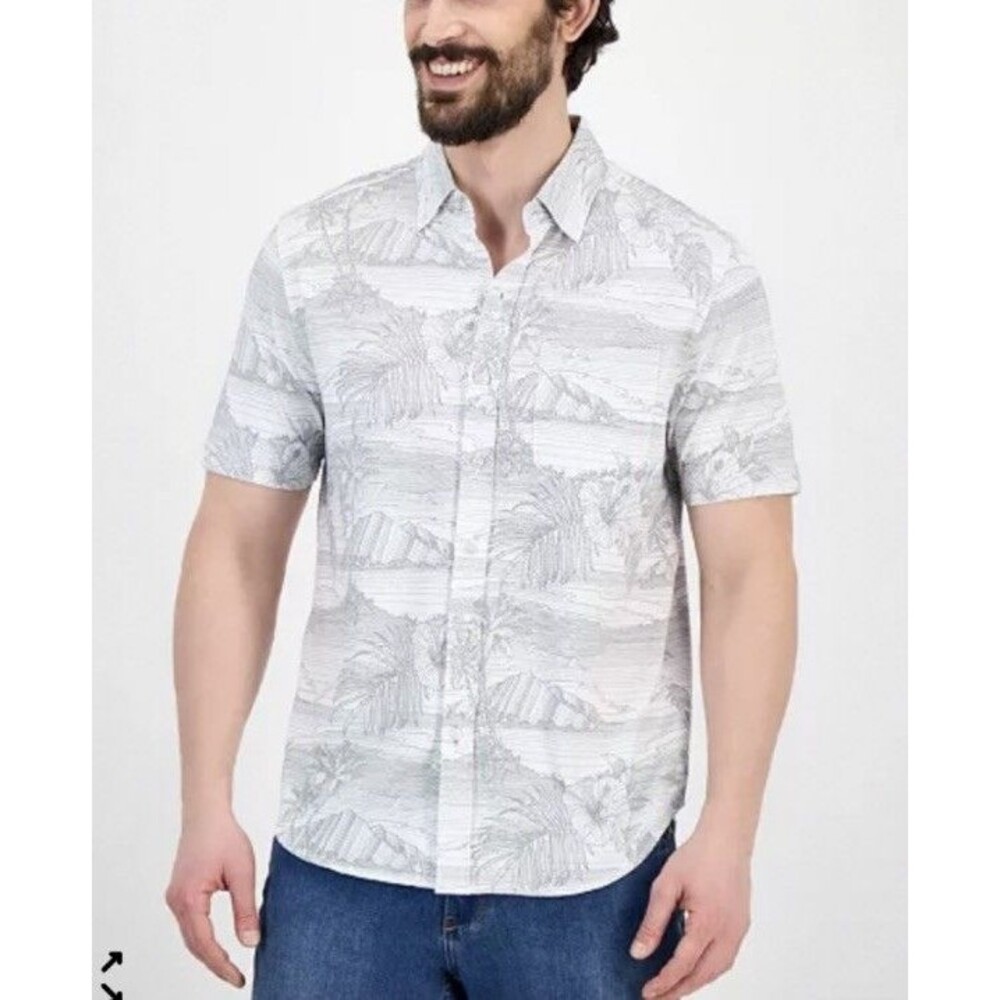 Tommy Bahama SAN LUCIO CORSICA COAST STRETCH KNIT Shirt $128 2XL summer palm